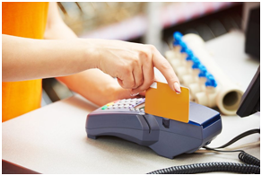 A credit card terminal, on the other hand